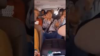 All BTS members enjoy 🤟🏼🤟🏼 in the car btsmember bts youtubeshorts viralshorts [upl. by Tamer]