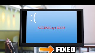 How to Fix ACEBASEsys BSOD Error in Windows 1011 [upl. by Akinat254]