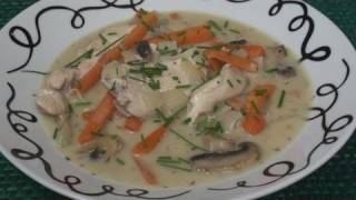 Simple Chicken Fricassee Recipe [upl. by Graybill]