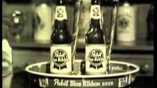 Vintage Pabst Blue Ribbon Beer Commercial [upl. by Nivej]