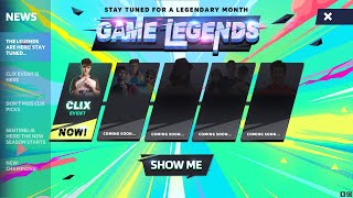 1v1 lol Update Gaming Legends [upl. by Einberger548]