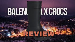 Balenciaga x Crocs Boot Review The Ultimate Hybrid of Comfort amp High Fashion [upl. by Pentheam]