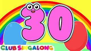 quotSurprise Eggs Count to 30quot  Easter Egg Video 123 Counting Numbers Song Kids Learning Rhyme [upl. by Giorgi]