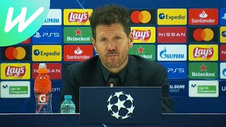 Atlético Madrid 01 Chelsea  Diego Simeone  Last 16  Champions League  202021  UCL Presser [upl. by Aerbma619]