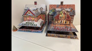 3D Christmas house open box [upl. by Eckel]