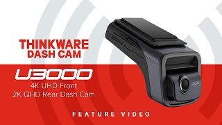 THINKWARE FEATURE VIDEO  U3000 DASH CAM [upl. by Oleta]