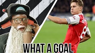 Odegaard Powerful Goal For Arsenal Funny Peter Drury Commentary [upl. by Ashlin389]