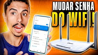 Como MUDAR SENHA do WIFI pelo CELULAR  Atualizado [upl. by Yniffit850]