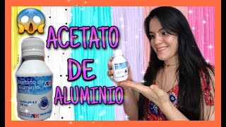 BENEFICIOS del ACETATO de ALUMINIO para la PIEL 😱🔥 Mi EXPERIENCIA [upl. by Intruoc91]