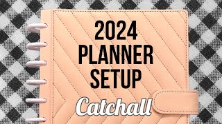 2024 Planner Setup Series Setting up my Dashboard Happy Planner Catchall [upl. by Keviv]