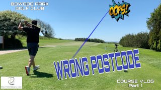 GOLF COURSE VLOG  BOWOOD PARK  Part 1 [upl. by Regan177]