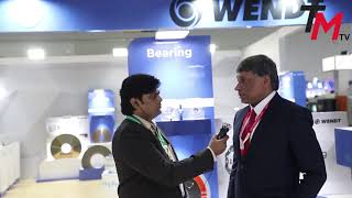 K Srinivasan Managing Director Carborundum Universal Ltd speaks to The Machinist at IMTEX 2019 [upl. by Katonah]