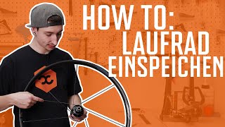 How To Laufrad EINSPEICHEN  Abstand  Winkel  Kreuzung [upl. by Hekker]