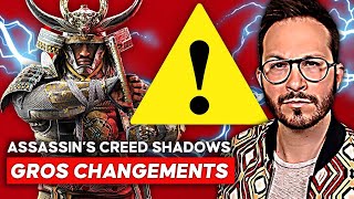 🚨BREAKING NEWS🚨Assassins Creed Shadows GROS CHANGEMENTS et Fermeture Studio AAA [upl. by Eniamirt2]