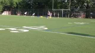 Linebacker Conditioning Drill [upl. by Hardie505]