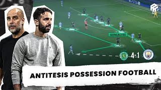 Taktik Ruben Amorim Hajar Pep Guardiola  Pertahanan Terorganisir amp Counter Possession [upl. by Eeluj]