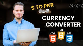 Currency Converter Application Using Html  Css amp JavaScript [upl. by Rabjohn791]