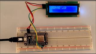 NodeMCU IOT Kit Lesson 15 I2C 1602 LCD amp MQTT [upl. by Jolyn]