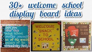 30 New season School display board ideas  Welcome display board ideas for school [upl. by Atteuqahc]