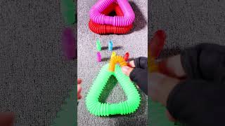 Satisfying Pop Tube Symphony for Pure Bliss 🎧 poptubesound poptubes asmr colorfulpoptube [upl. by Dnyletak]