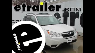 etrailer  Installing the Glacier Cable Tire Chains on your 2015 Subaru Forester [upl. by Dorcus]