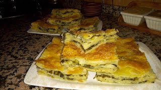 Byrek me spinaq  receta nga vjehrra ime 🇦🇱 🇺🇸 Spinach Pie Recipe  Halal Kitchen [upl. by Yerag480]