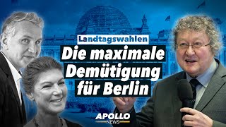 Landtagswahlen AfD siegt Ampel am Boden – Werner J Patzelt im Apollo NewsInterview [upl. by Aigil427]