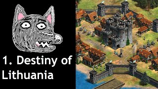 AoE2 DE Custom Campaign  Vytautas  1 The Destiny of Lithuania [upl. by Engdahl]