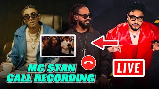 Mc stan Call Recording Viral ❓ Mc stan Song  Emiway bantai  Live [upl. by Sturrock]