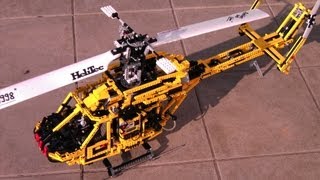 LEGO  technic motorized helicopter BK117 [upl. by Alinna]