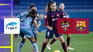 HIGHLIGHTS  Levante vs Barcelona Liga F 202324 [upl. by Alleyn]