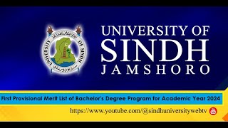 First Provisional Merit List of Bachelors Degree Program for Academic Year 2024 [upl. by Incrocci75]