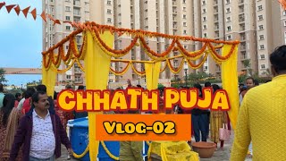 VLOG02 ❤️chhath puja in Bangalore 🙏🌞Shubhamyadavbihari [upl. by Einhpad]