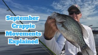 September Crappie Movements Explained w Livescope footage [upl. by Lionel]