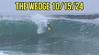 The Wedge Insane Footage from October 15th 2024 RAW FOOTAGE [upl. by Abijah637]