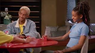 red table talk The smith family question game ft jaden [upl. by Rabelais]