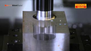 Silent tools finish boring by Sandvik Coromant [upl. by Rialb]