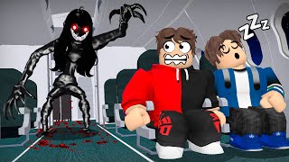 Roblox AIRPLANE Scary Story [upl. by Audrit]