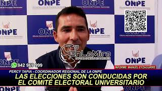 ELECCIONES SON CONDUCIDAS POR EL COMITÉ ELECTORAL UNIVERSITARIO [upl. by Agosto]