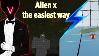 Ben10 omini X roblox the easiest way to do raid and get alien x [upl. by Yedorb]