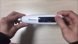 Beemyi Laser Picosecond Pen Red Blue Light Therapy Tattoo Remove Freckle Acne Mole Dark Spot Pigment [upl. by Naul]