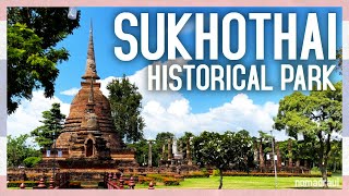 Sukhothai Historical Park Central Park Area walking tour  Thailand  4K 60fps  nomadraul [upl. by Reade]