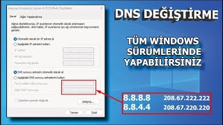 Windows 10 DNS Ayarları [upl. by Aicillyhp33]