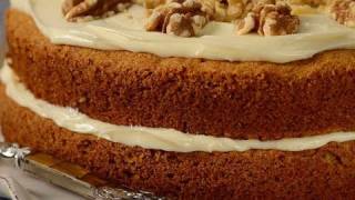 Carrot Cake Classic Version  Joyofbakingcom [upl. by Antoinette907]