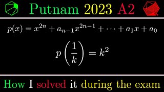 How I solved a Putnam problem this year Putnam 2023 A2 [upl. by Eillod890]