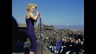 Rare Footage Of Marilyn Monroe Entertaining The Troops On Stage In Korea 1954 [upl. by Sands]