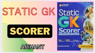 static GK scorerby Arihant [upl. by Hyacintha925]