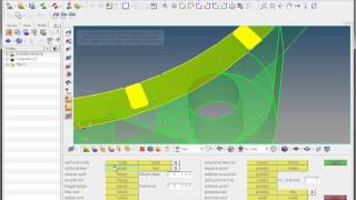 Hexahedral meshing of a gear  part 2 [upl. by Novelc]