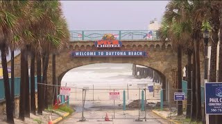 Coquina Arch repairs underway in Daytona Beach [upl. by Nets]