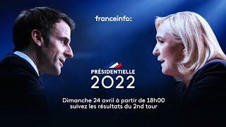 Venez revivre la soirée du second tour de lélection présidentielle sur franceinfo [upl. by Hairaza]